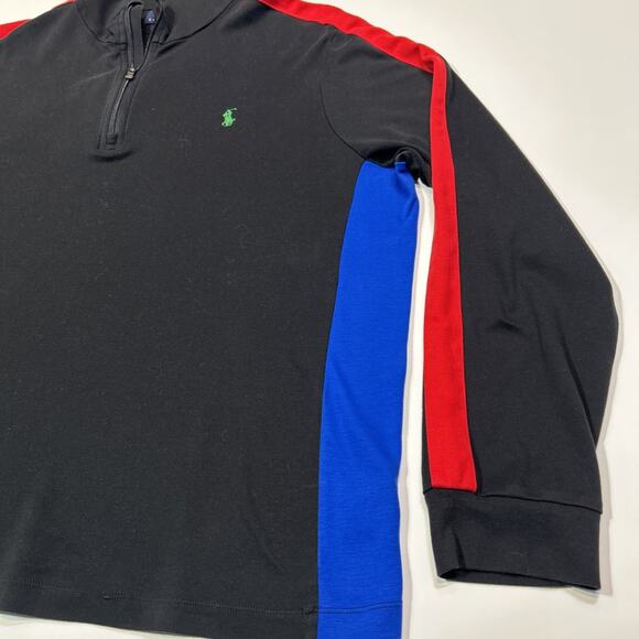 Polo Ralph Lauren Shirt Mens Size XL Pima Soft Touch Quarter Zip Pony - Picture 3 of 12